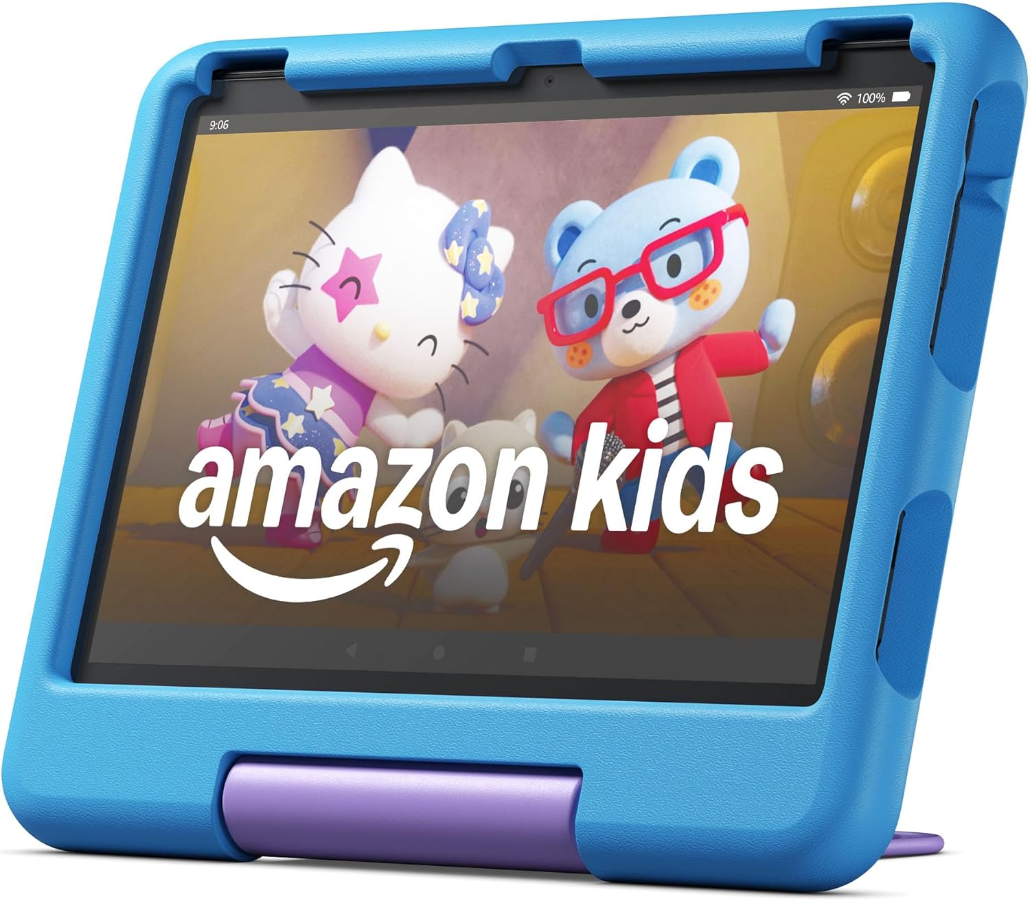Amazon Fire HD 10 Kids tablet (newest model) ages 3-7 | Bright 10.1" HD screen with included ad-free and exclusive content, robust parental controls, 13-hr battery, 32 GB, Blue
