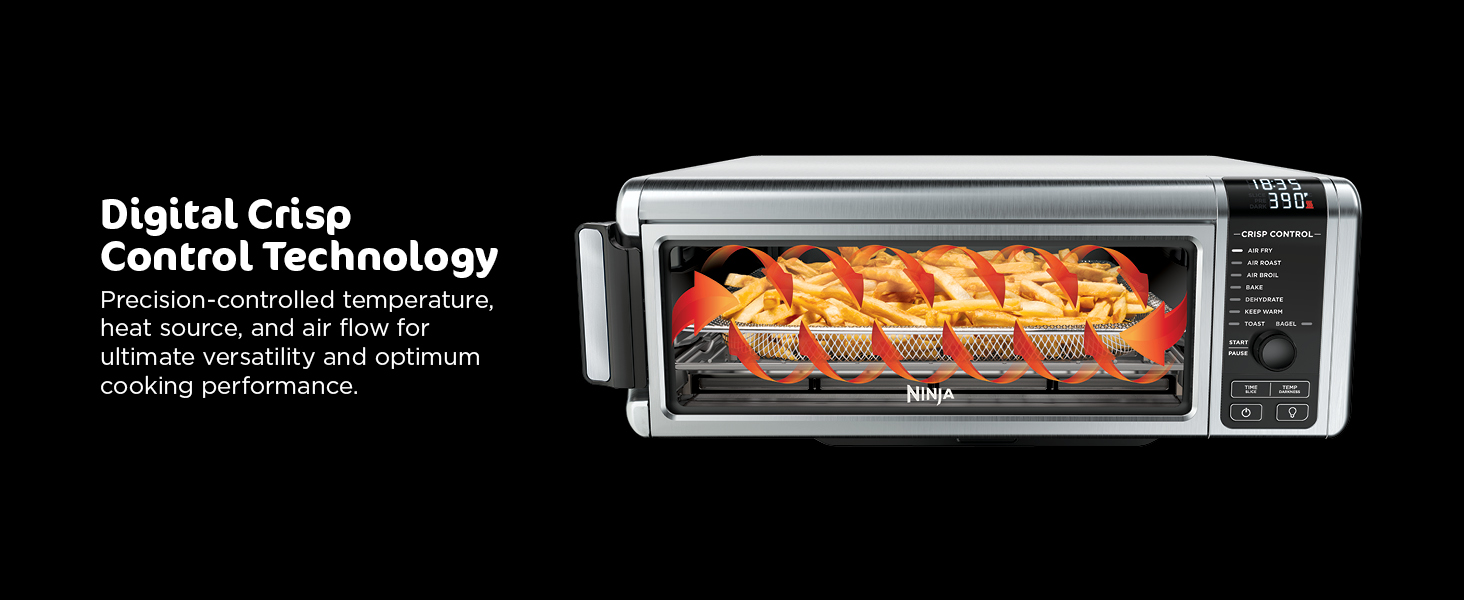 Digital Crisp Control Technology Precision-controlled temperature, heat source