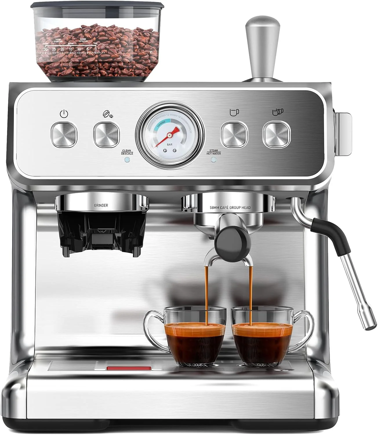 (2026 Upgrade) Espresso Machine with Grinder, Expresso Coffee Machines