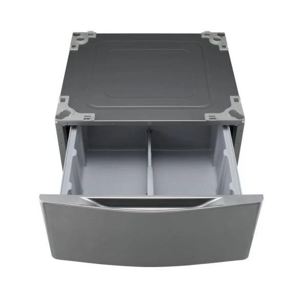 LG - 29" Laundry Pedestal with Storage Drawer - Graphite Steel