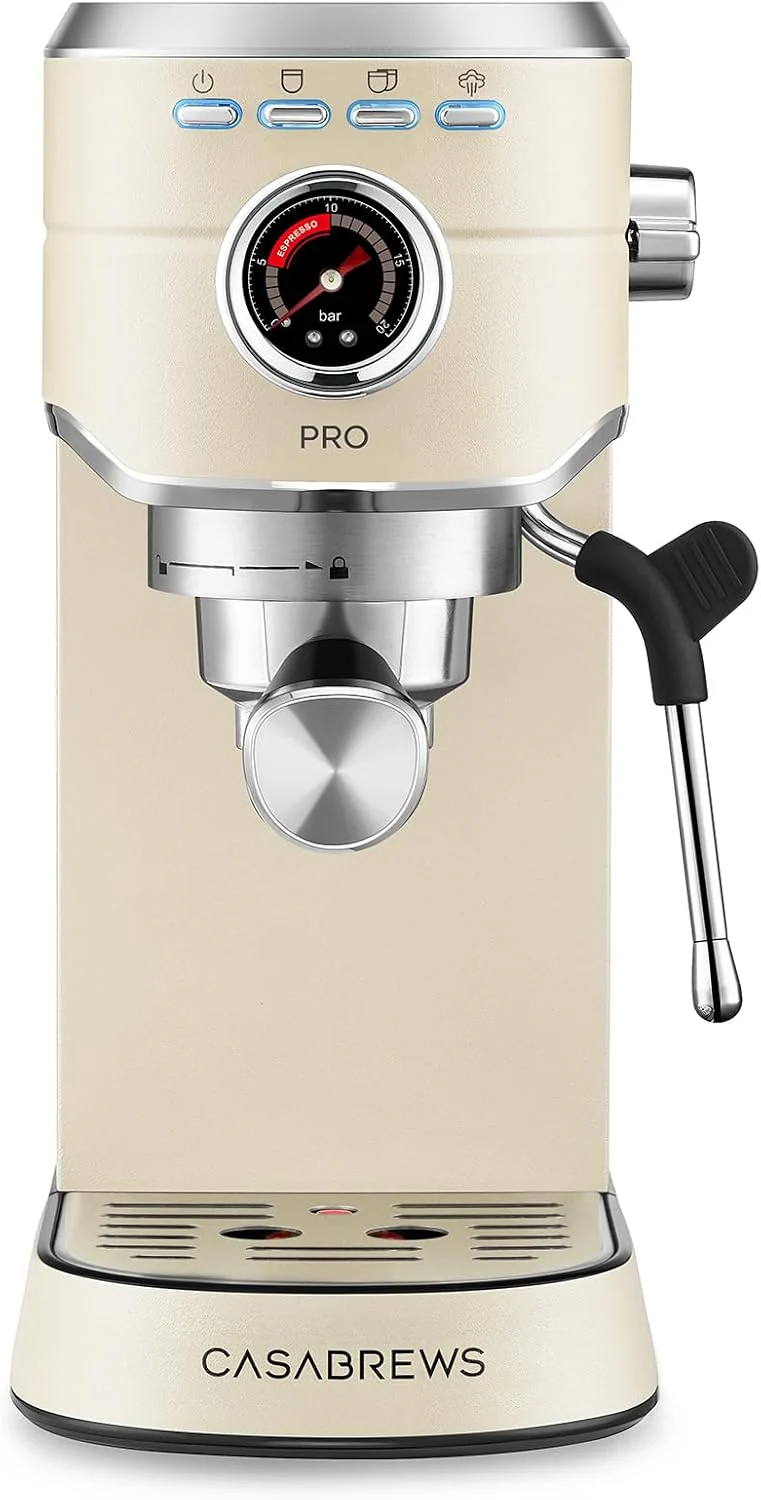 CASABREWS 5418 PRO Espresso Machine 20 Bar, Upgraded Espresso Maker