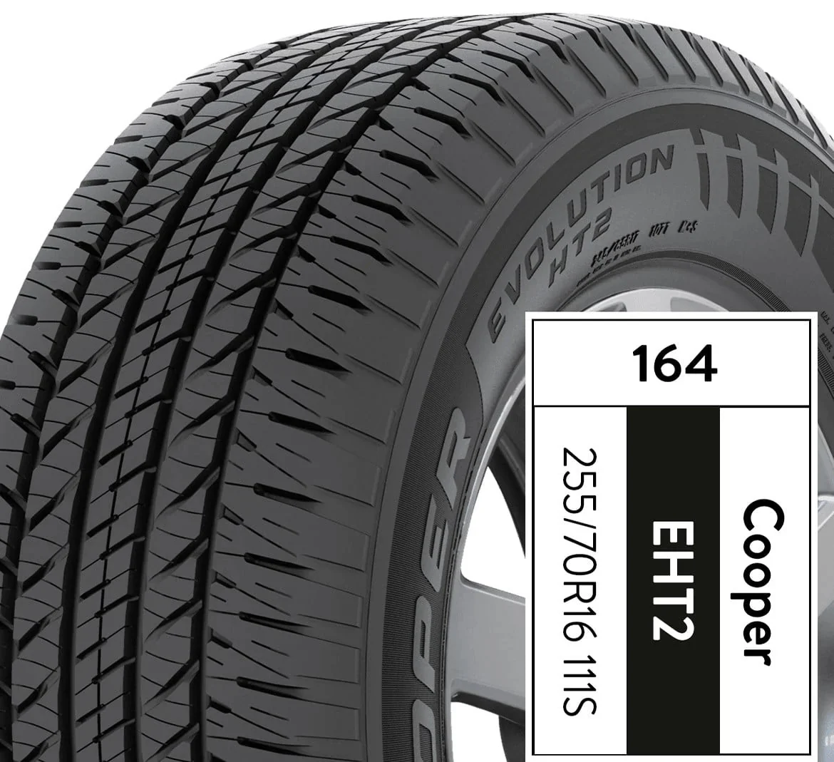 Cooper All-Season Tire 255/70R16 111S - Evolution HT2