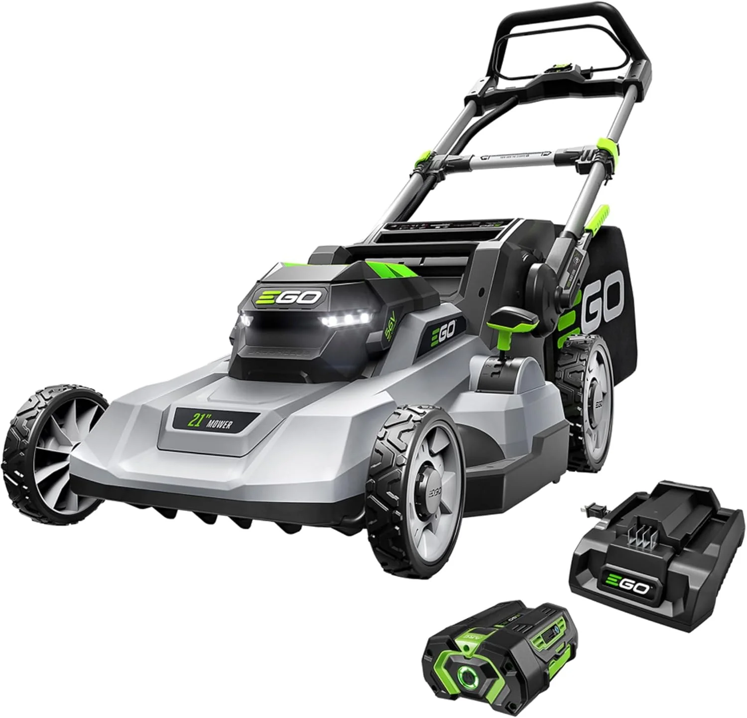 EGO POWER+ Electric Lawn Mower, Cordless, Includes 56V 6.0Ah Battery And 320W Charger