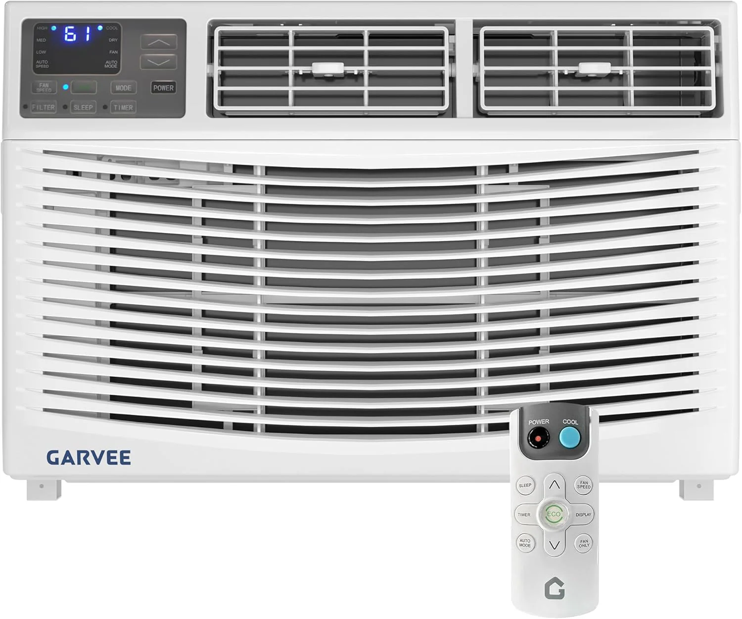 Garvee 6000 BTU U-Shaped Window Air Conditioner, Cools Up to 269 Sq.Ft.