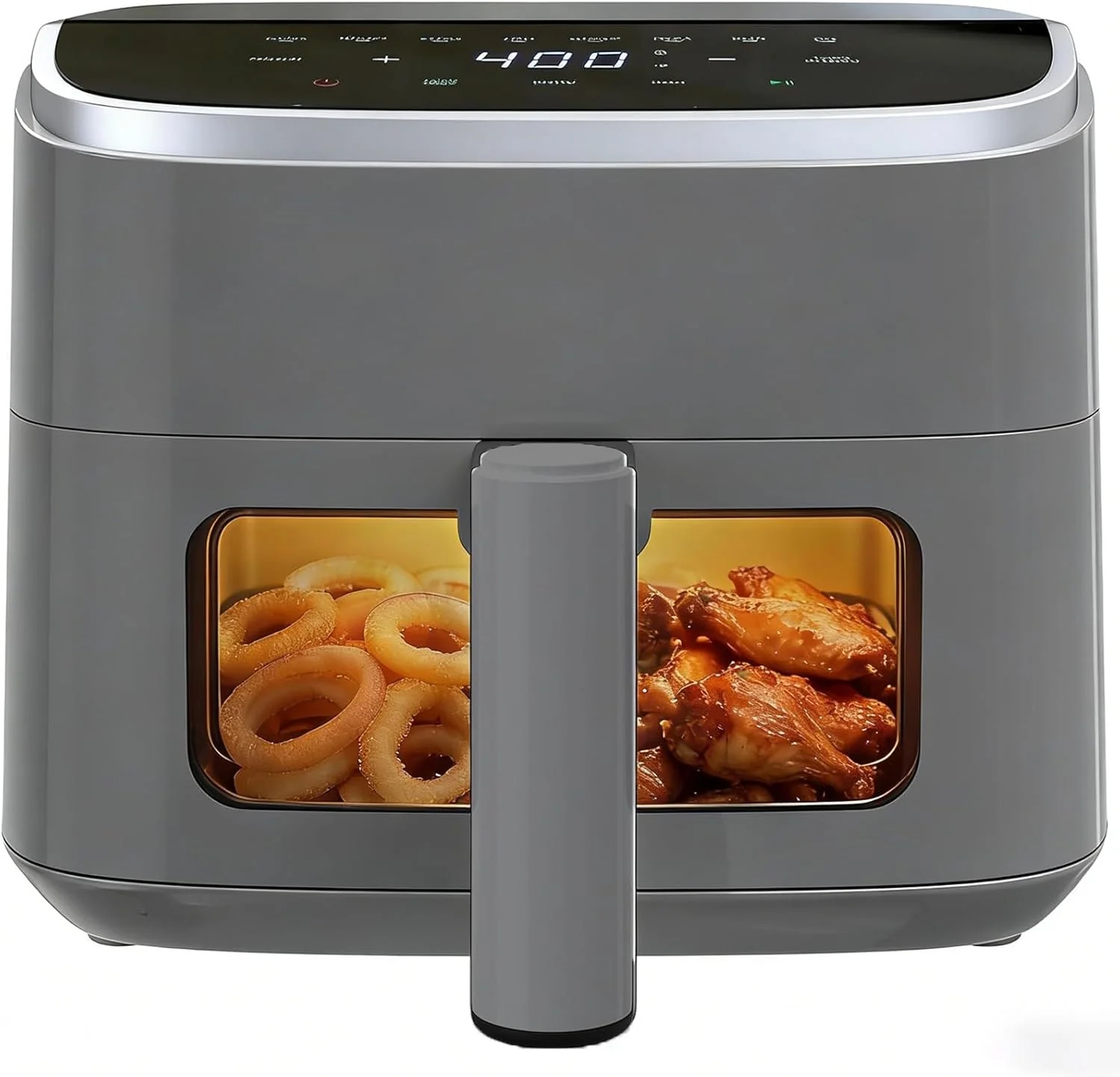 Simple Deluxe 10-in-1 Air Fryer Oven 12.6 Qt, Digital Preset Airfryer with Visible Window