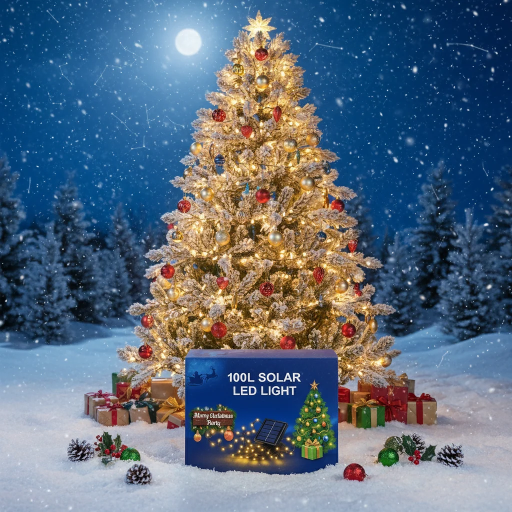 Luz de Navidad Solar 100 luces