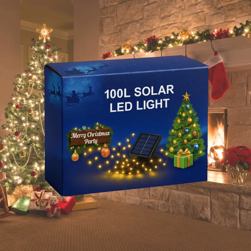 Luz de Navidad Solar 100 luces
