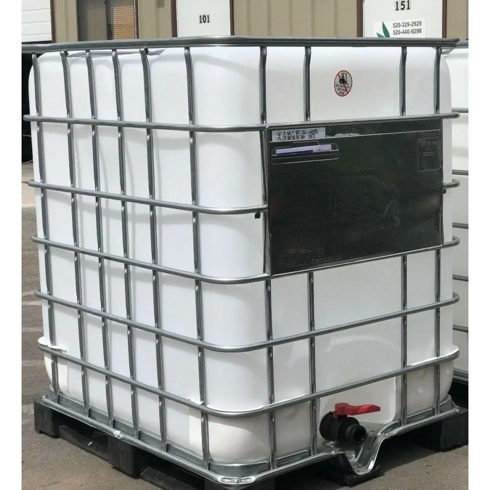 2025 330 Gallon Food Grade IBC | Drinking Water, Rainwater Harvesting Container