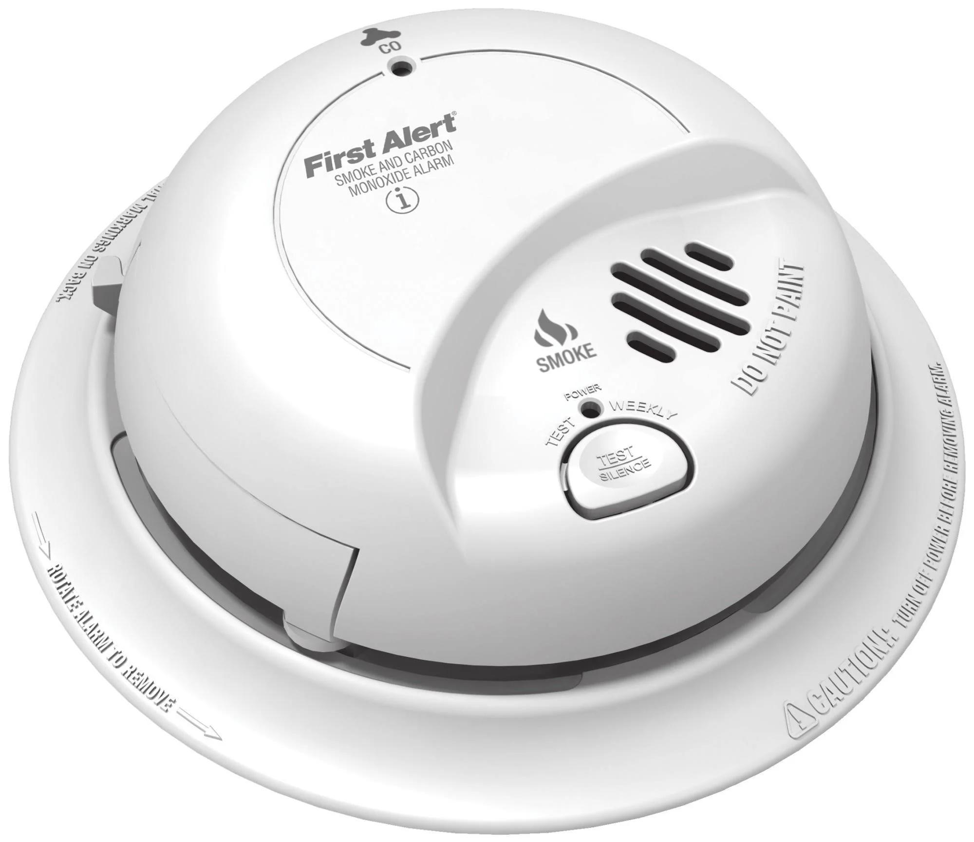 First Alert SC9120B Hardwire Combination Smoke Carbon Monoxide Alarm with Battery Backup 6 Pack