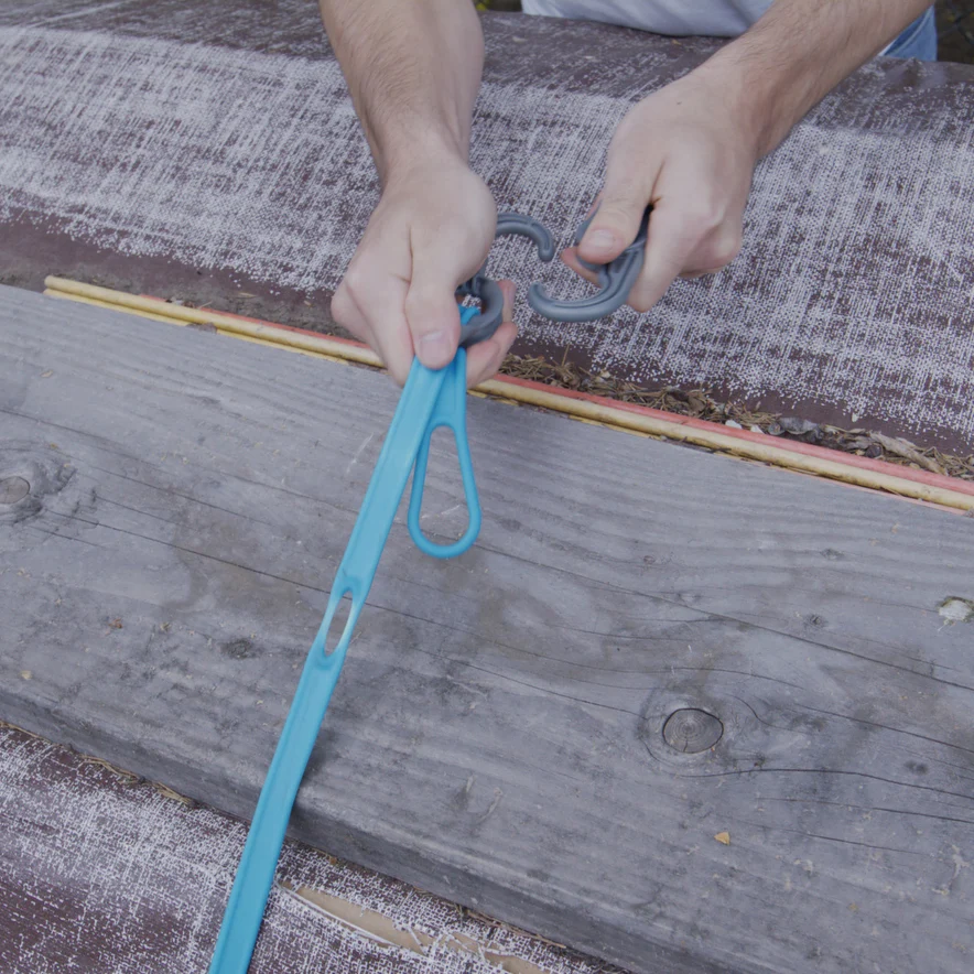 Link Latch - The Adjustable, Expandable and Transforming Tie-up Solution.