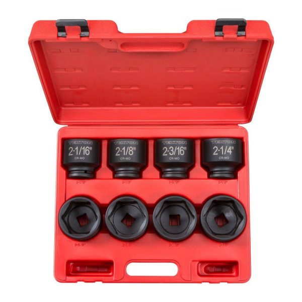4893 3/4 in. Drive 2-1/16   2-1/2 in. 6-Point Shallow Impact Socket Set